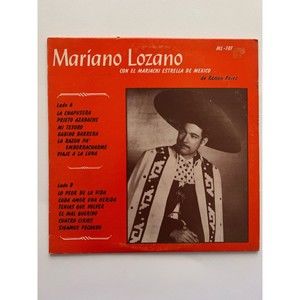 Mariano Lozano Con El Mariachi Estrella De Mexico LP ML-101 VG+